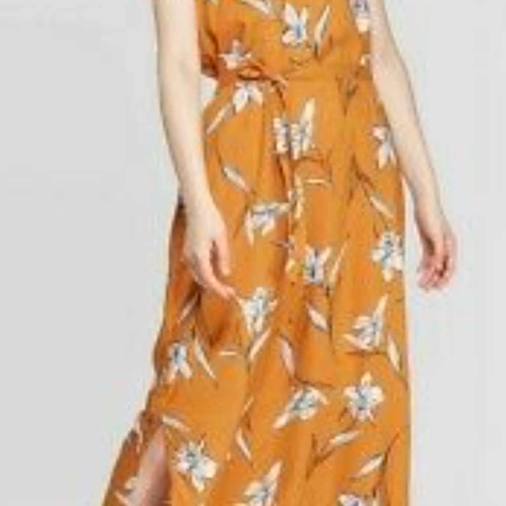 Rust Floral Sundress